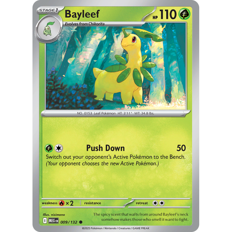 Bayleef 009/132 Mega Evolution.