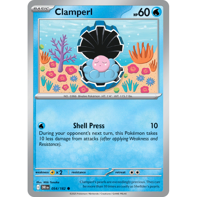 Clamperl 054/182 Destined Rivals.
