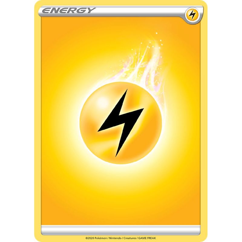 lightning energy swords & shields.