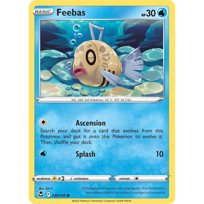 Feebas 039/195 Silver Tempest.