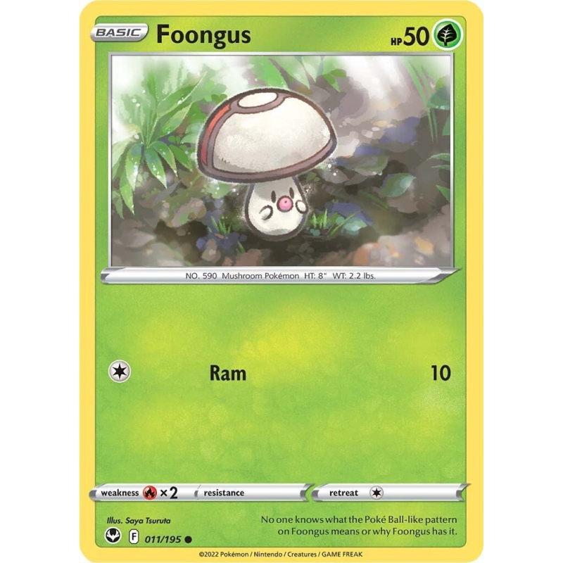 Foongus 011/195 Silver Tempest.