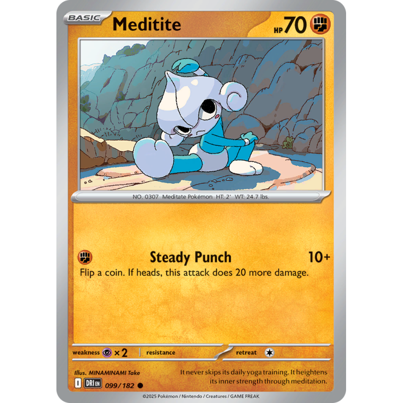 Meditite 099/182 Destined Rivals.