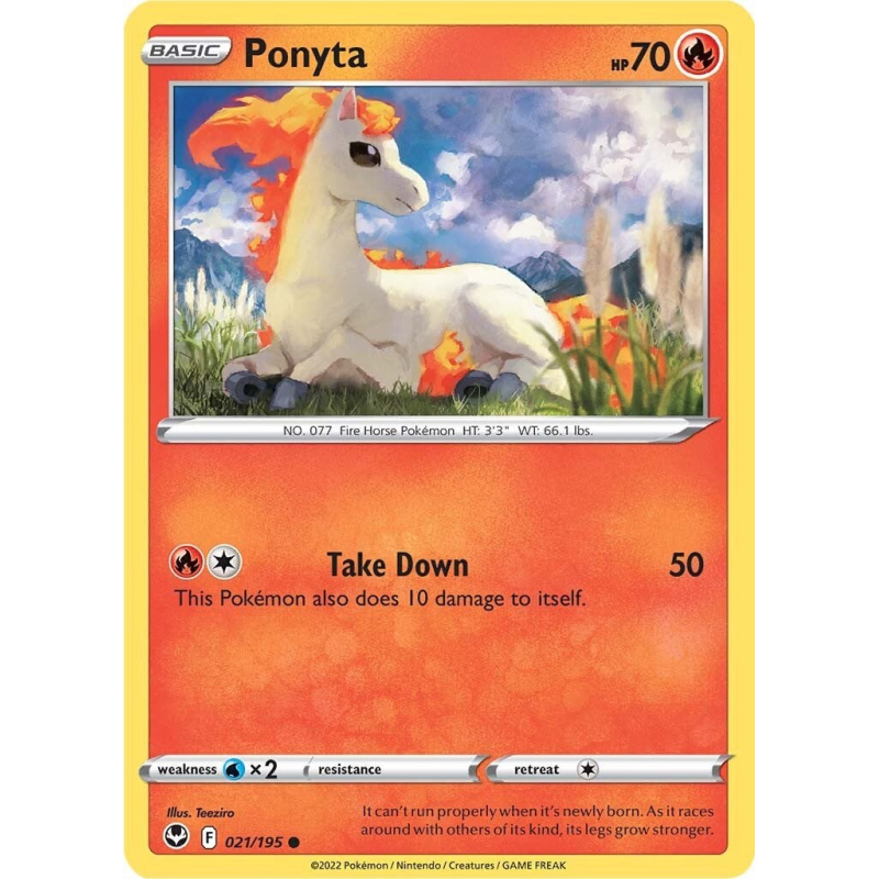 Ponyta 021/195 Silver Tempest.