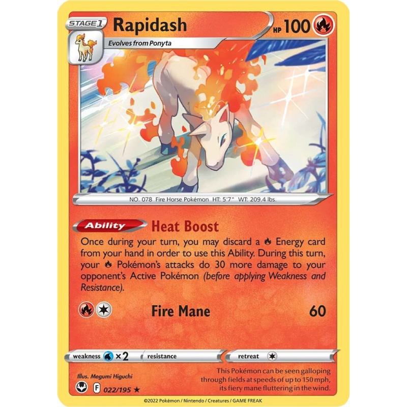 Rapidash 022/195 Silver Tempest.