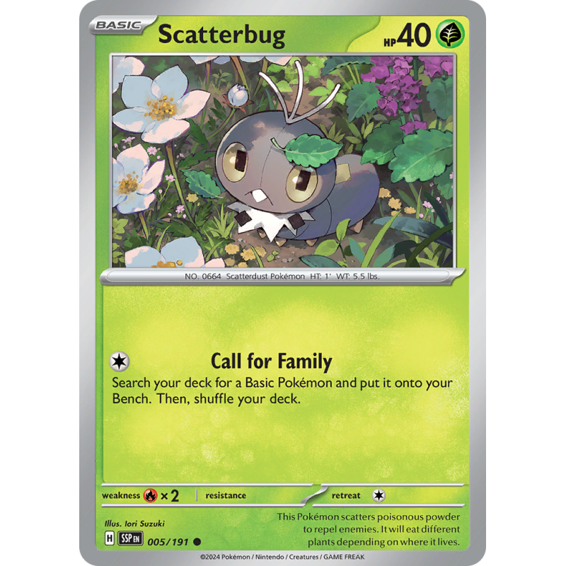 Scatterbug 006/191 Surging Sparks.
