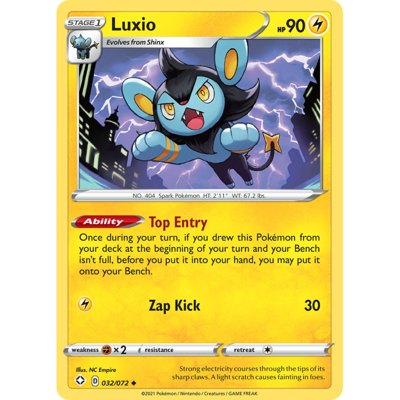 Luxio 032/072 Shining fates.