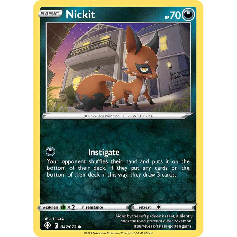 Nickit 047/072 Shining fates.