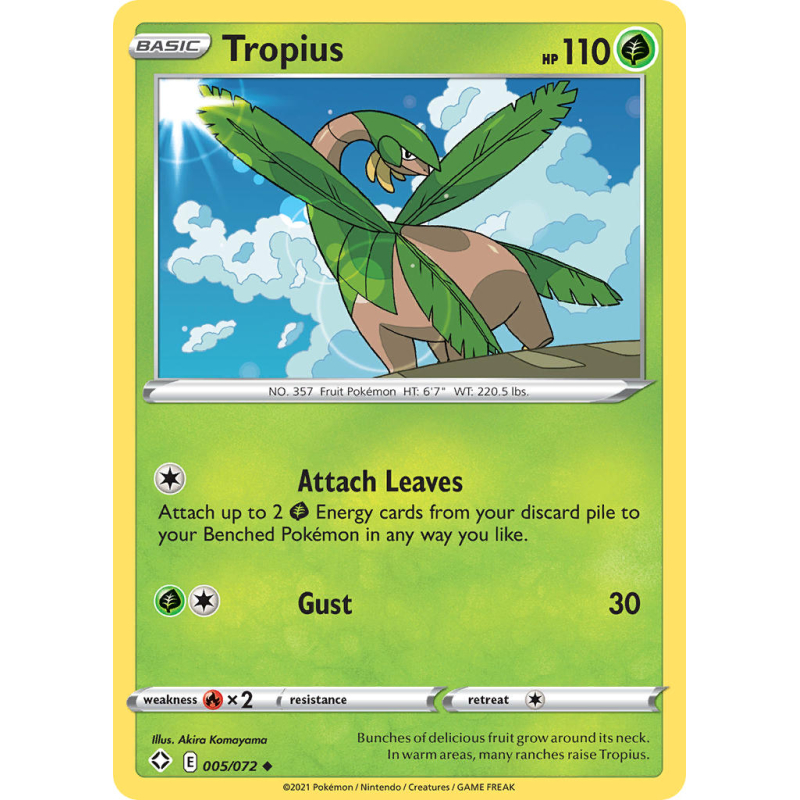 Tropius 005/072 Shining fates.
