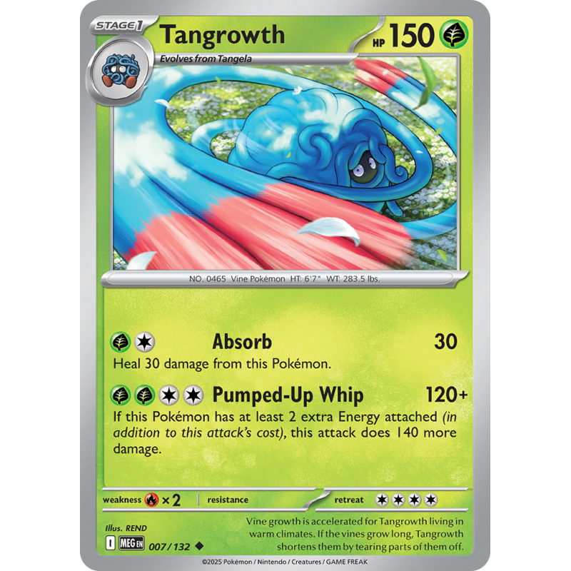 Tangrowth 007/132 Mega Evolution.