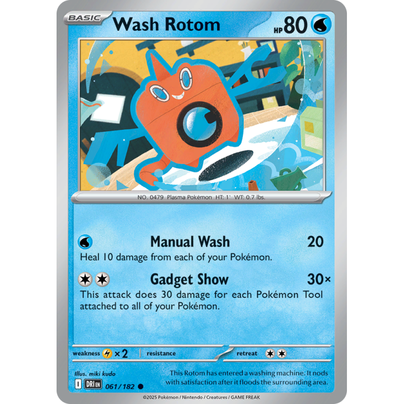 Wash Rotom 061/182 Destined Rivals.