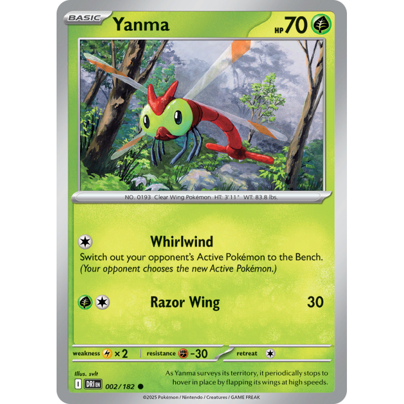 Yanma 002/182 Destined Rivals.